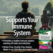 Nature’s Answer Echinacea & Goldenseal Low Alcohol Herbal Extract 30ml