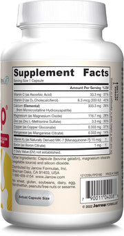 Jarrow Formulas BoneUp 3 Per Day Calcium 1000mg 180 Capsules barcode