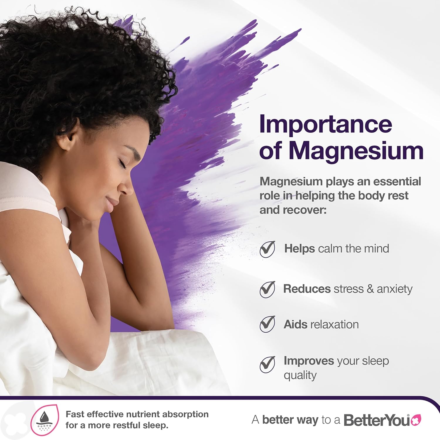 BetterYou Magnesium Body Spray with Lavender & Chamomile - 100ml
