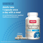 Jarrow Formulas Glutathione Reduced - 500mg  60-150 Veggie Capsules