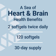 Back label of Super Omega-3 supplement dosage showing ingredients, supplement facts, 