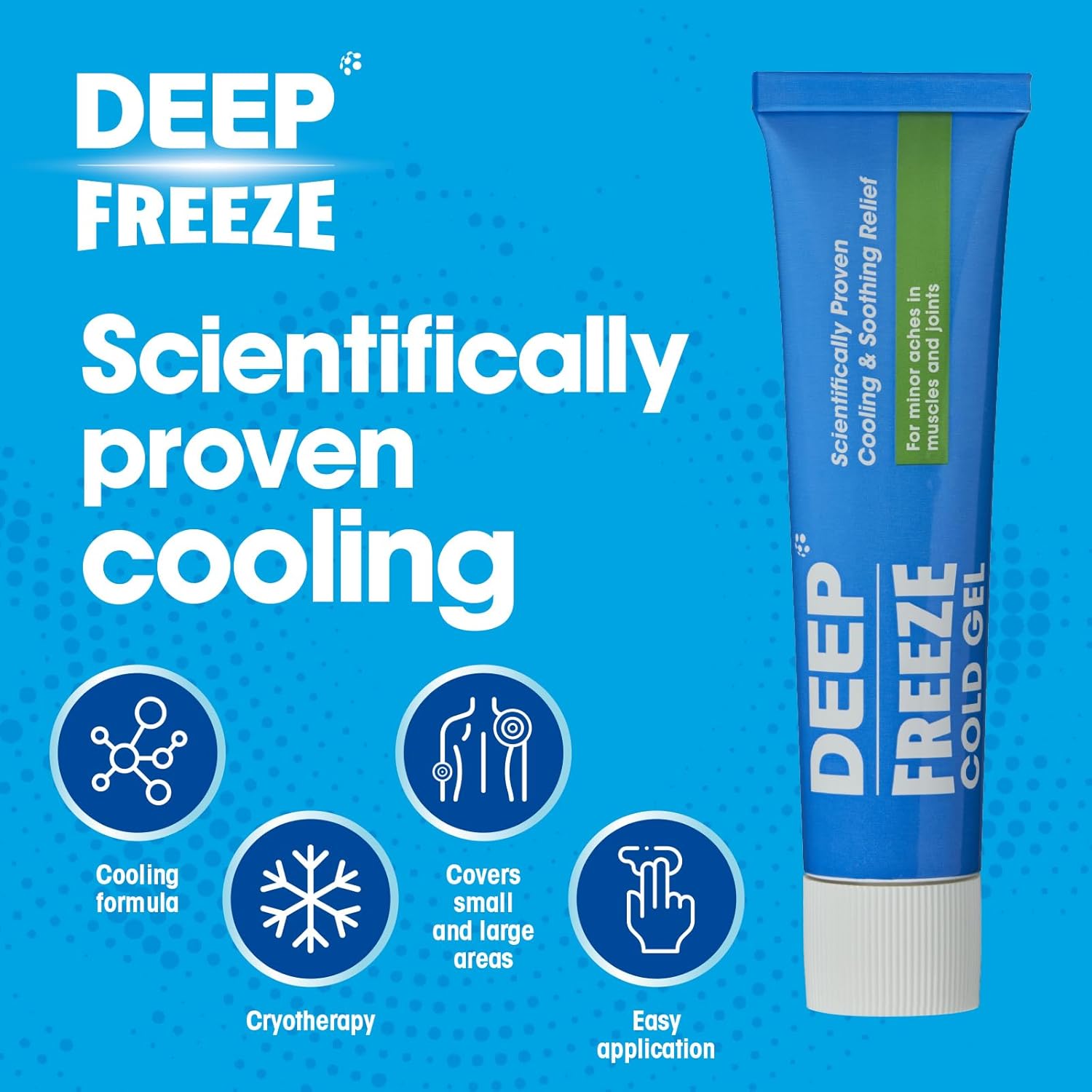 Deep Freeze Cooling Gel for Muscle & Joint Comfort - 35g Fast-Absorbing