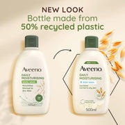 Aveeno daily moisturising body wash with colloidal oatmeal bottle 500ml packaging may vary