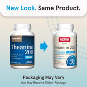 Jarrow Formulas Theanine 200mg Veggie Capsules - 60 Count new look