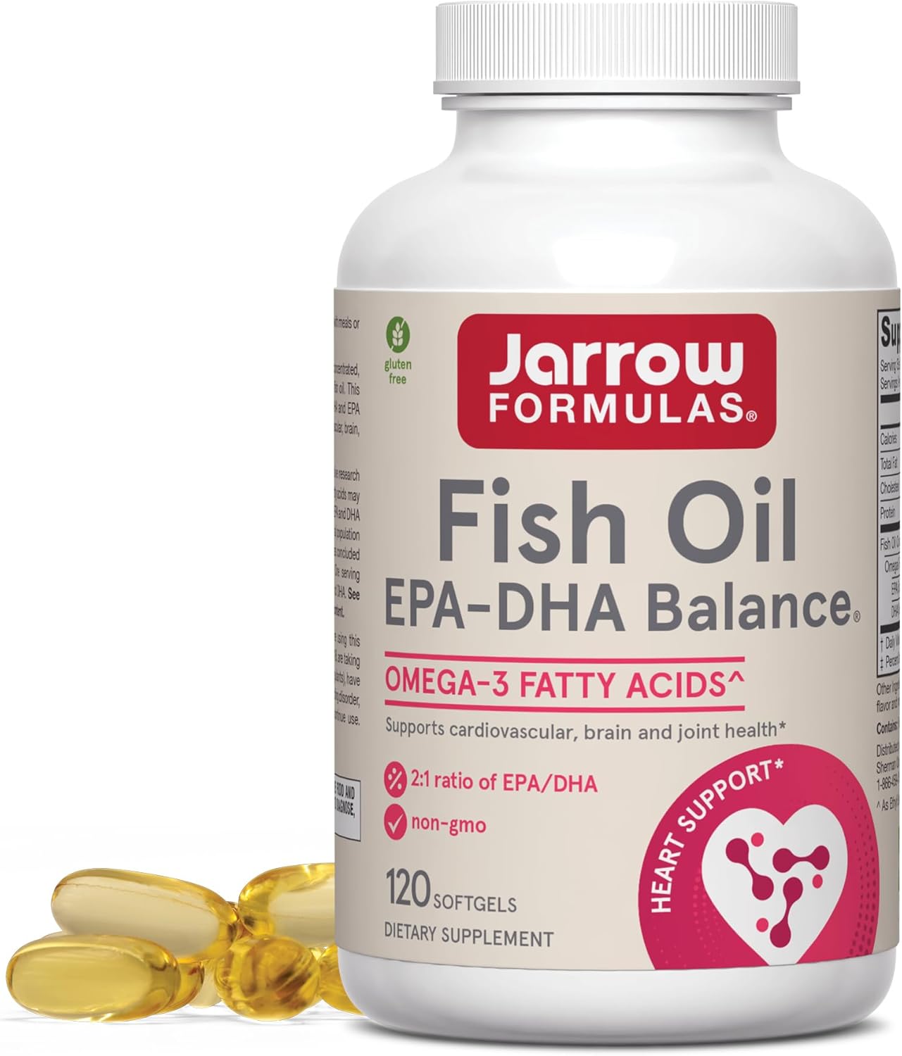 Jarrow Formulas EPA-DHA Balance® 600 mg – 120-240 Softgels