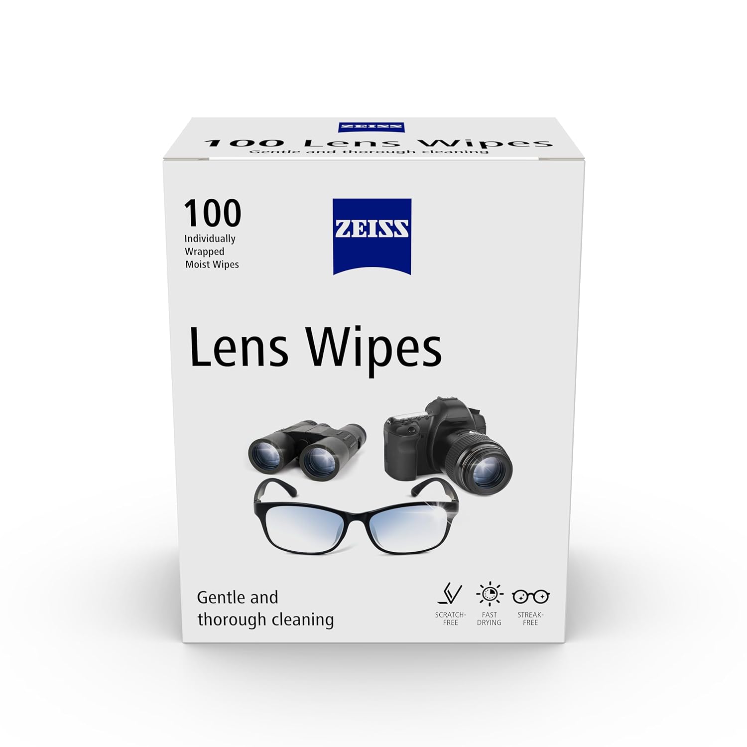 ZEISS Lens Cleaning Wipes - 100 Count