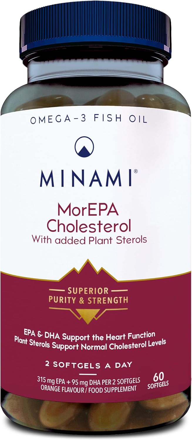 Minami MorEPA Plant Sterols + Omega-3 – Heart Health Formula – 60 Softgels