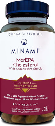 Minami MorEPA Plant Sterols + Omega-3 – Heart Health Formula – 60 Softgels