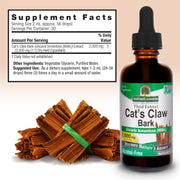 Nature’s Answer Cat’s Claw Bark Extract, Alcohol-Free – 2,000 mg, 60 ml 