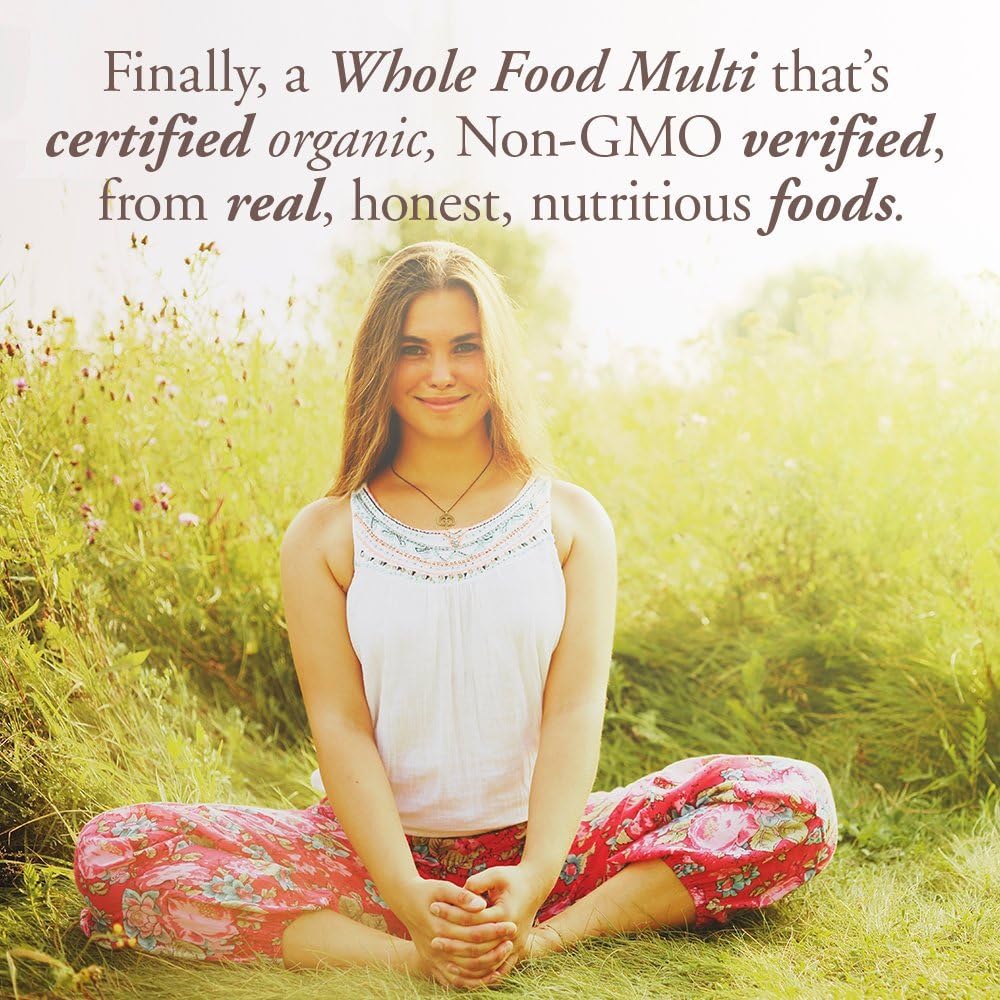 Garden of Life Organics Vegan Multivitamin Tablet for Women with B12 & Iron