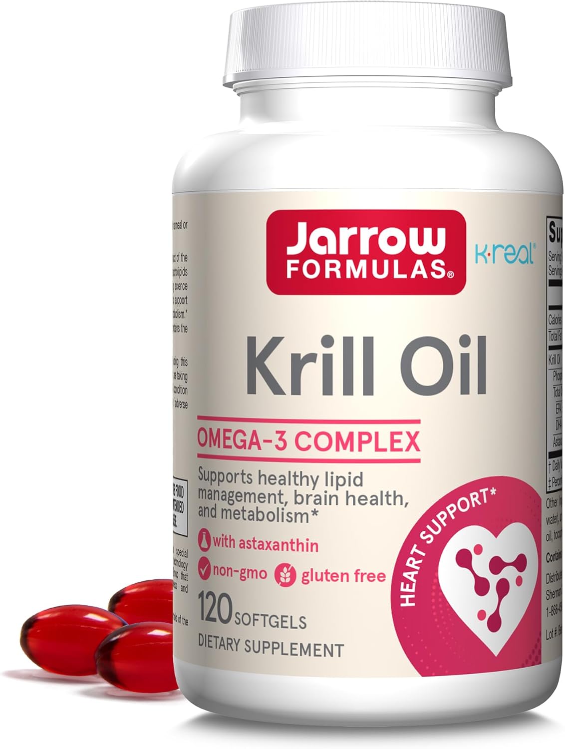 Jarrow Formulas Krill Oil 60-120 Softgels