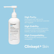 Clinisept+ Skin Prep Solution - Hypochlorous Acid Cleanser with Pump - 490ml