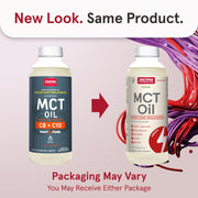 Jarrow Formulas MCT Oil Coconut Derived C8 C10 Unflavoured - 591ml new look