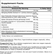 Swanson Prostate Essentials 90 Vegan Capsules | Mineral & Herb Blend