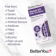 BetterYou Vitamin K2 Oral Spray, Peppermint - 25ml