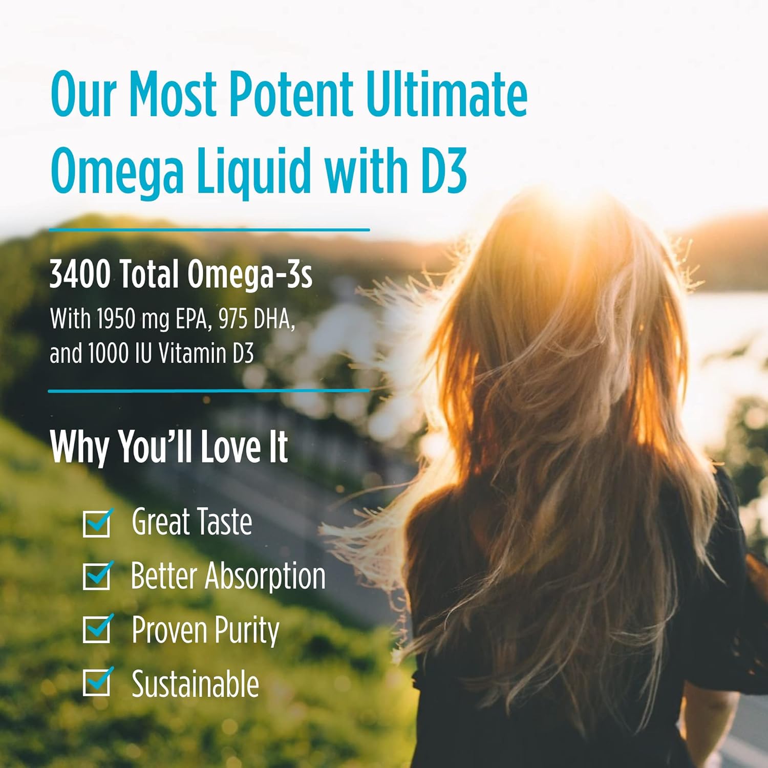 Nordic Naturals Ultimate Omega Xtra Liquid Lemon - 3400mg Omega-3 + D3