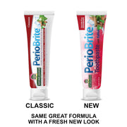 Nature’s Answer PerioBrite Cinnamint Fluoride-Free Toothpaste - 113.4g. Old & new packaging