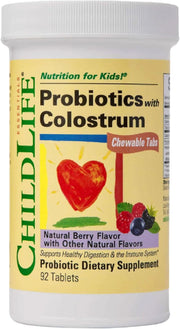 ChildLife Essentials ChildBiotics™ Probiotics with Colostrum – 92 Tablets