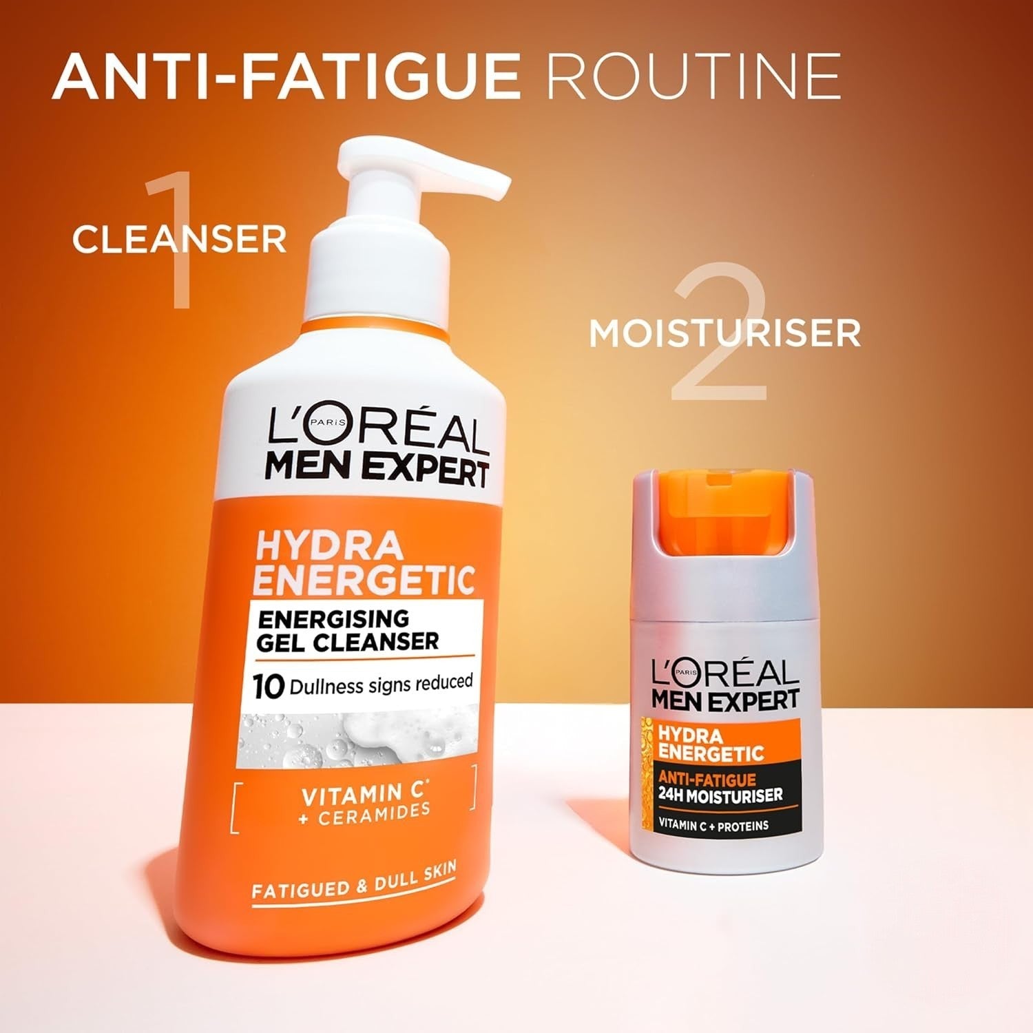 L'Oréal Men Expert Hydra Energetic Energising Gel Cleanser 260ml routine