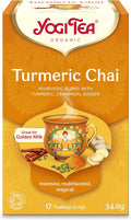 Yogi Tea Organic Turmeric Chai Herbal Tea - 17 x 2g