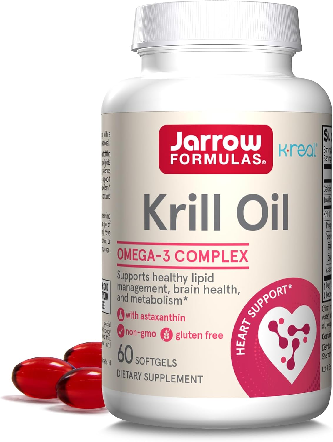 Jarrow Formulas Krill Oil 60-120 Softgels