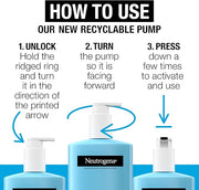Neutrogena Hydro Boost Body Gel Lotion 400ml blue bottle. How to use.