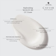 Alterna CAVIAR 10-in-1 CC Cream treatment isolated on white.