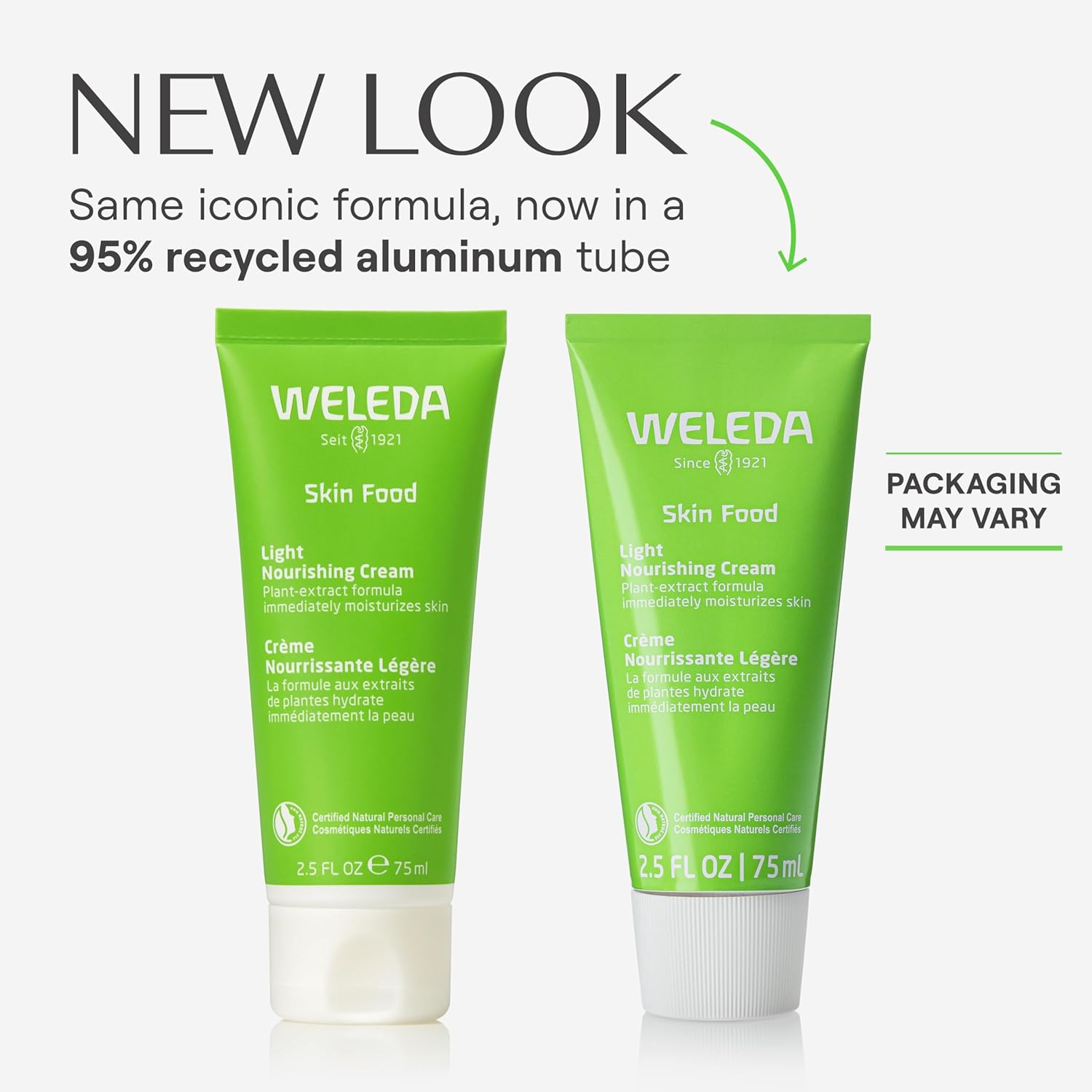 Weleda Skin Food Light Face & Body Moisturising Cream - 75ml old & new packaging