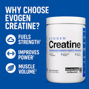 Evogen Creatine Monohydrate Powder, Unflavoured - 300g