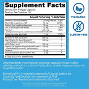 Supplement facts panel and directions for Doctor's Best Prostate Support capsules.