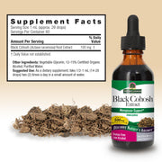 Nature's Answer Black Cohosh Root Extract 30ml supplement facts and directions