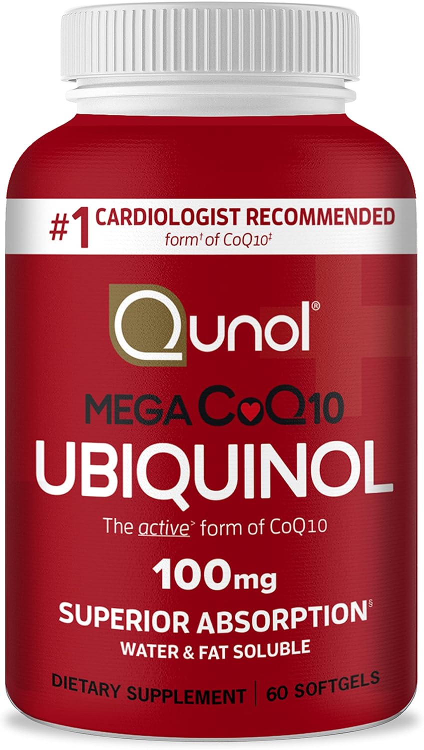 Qunol® Mega CoQ10 – Ubiquinol, 100 mg.