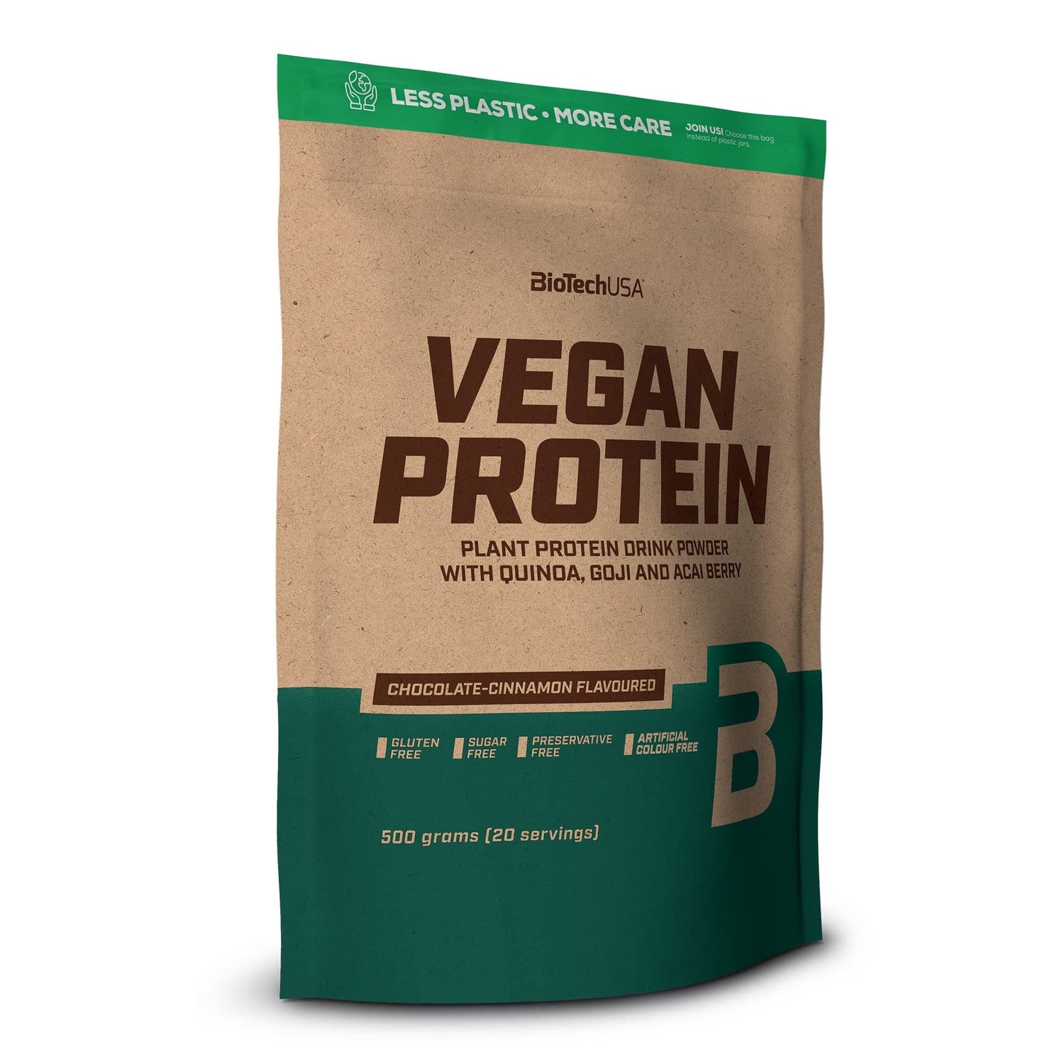 BioTechUSA Vegan Protein, Chocolate-Cinnamon - 2000g