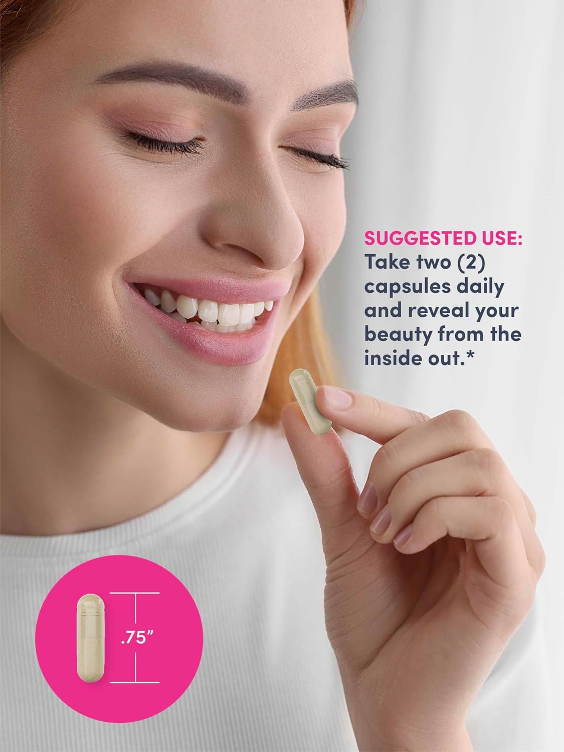 NeoCell Hyaluronic Acid Capsules - 100mg per Serving, 60 Capsules