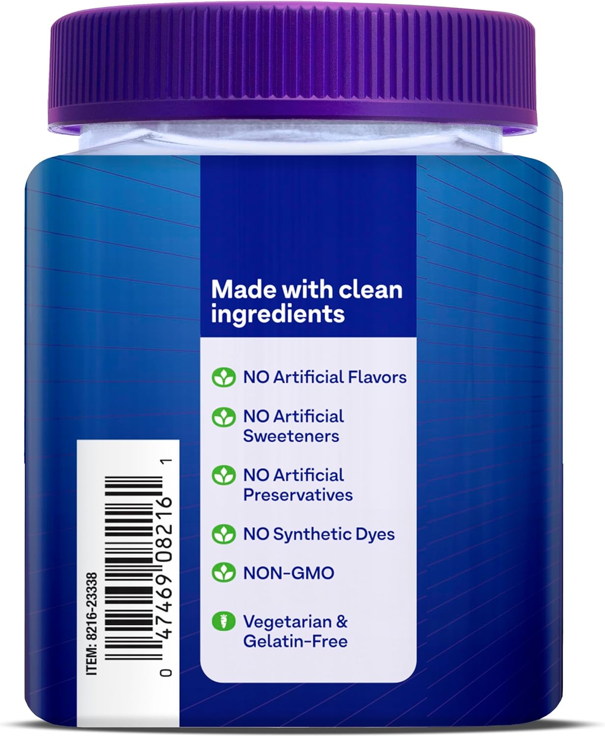 Natrol Ashwagandha Complete gummies barcode bottle 30 count