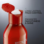 Redken Frizz Dismiss Conditioner bottle, 1000ml, formulation.