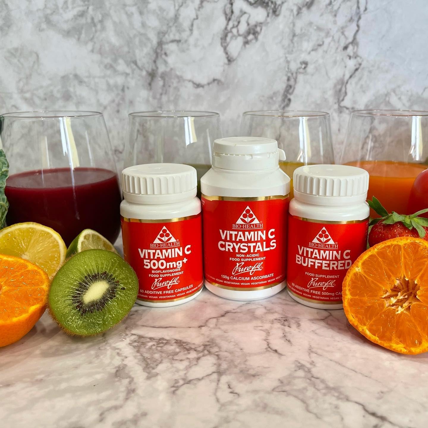 Bio-Health Buffered Vitamin C 500mg Capsules - 200 Count