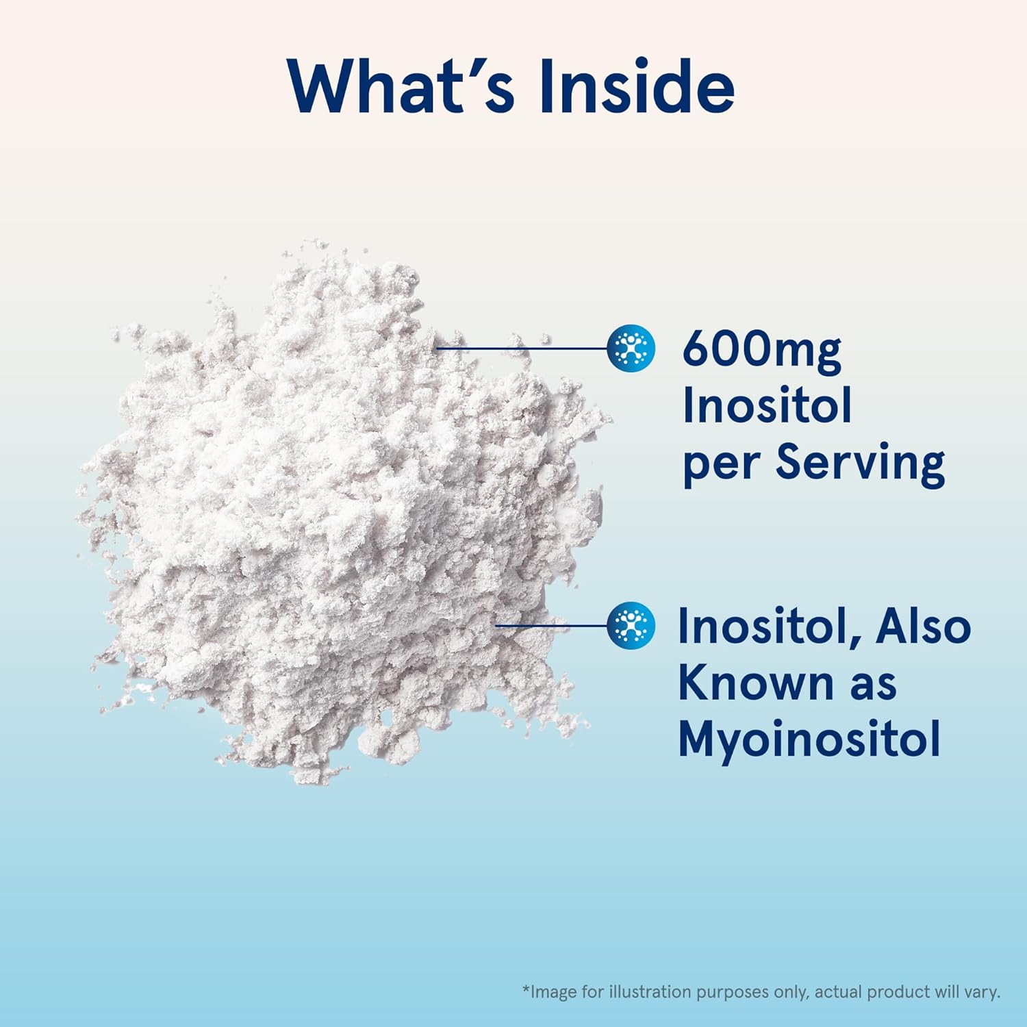 Jarrow Formulas Inositol powder 600mg daily use lifestyle 227g