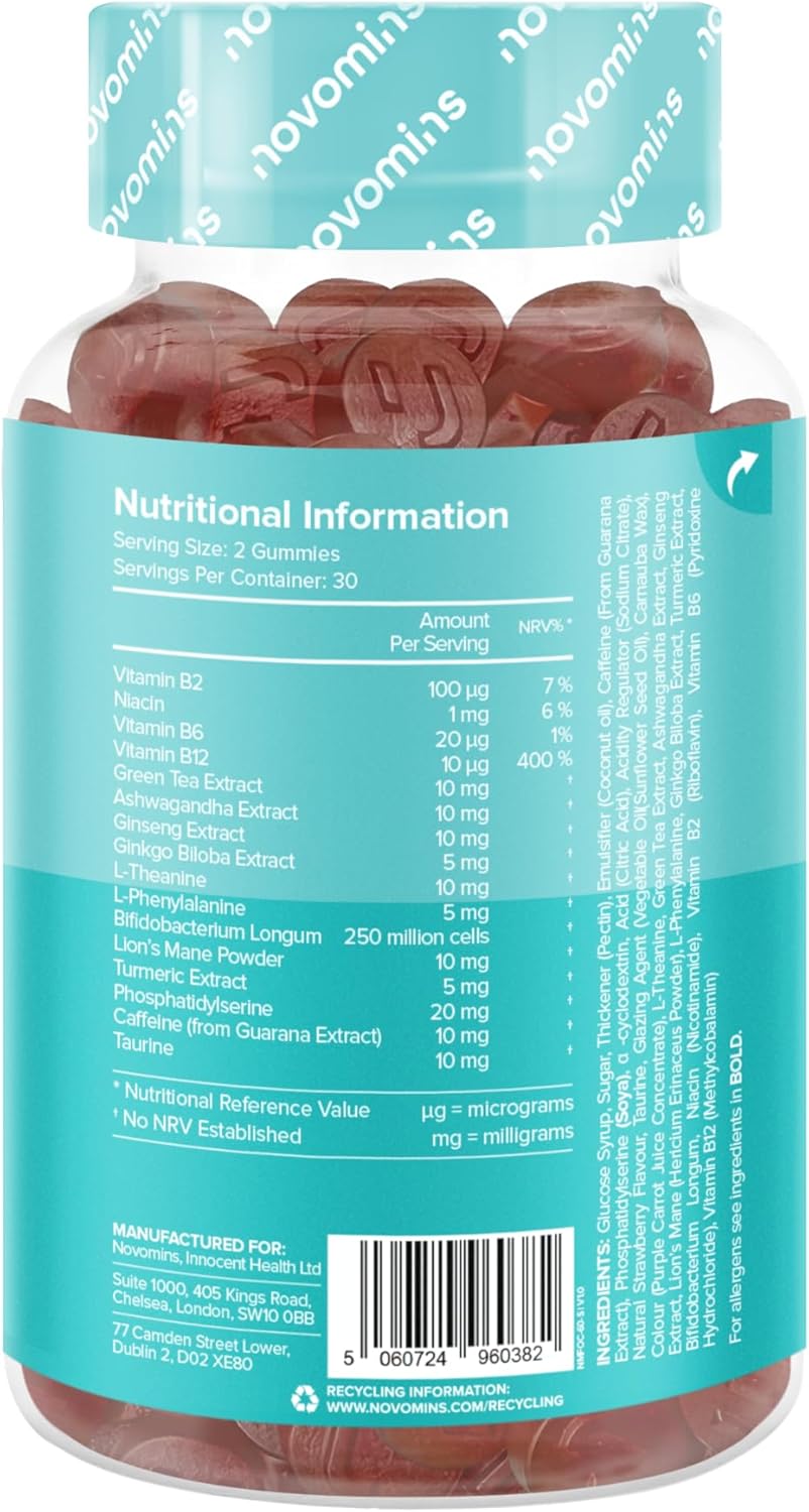 Novomins Nutrition Neuro Focus Gummies