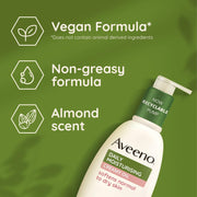 Aveeno Daily Moisturising Creamy Oil pump bottle, 300ml, for sensitive skin.