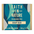 Faith In Nature Natural Fragrance Free Vegan Bar Soap 6 × 100g