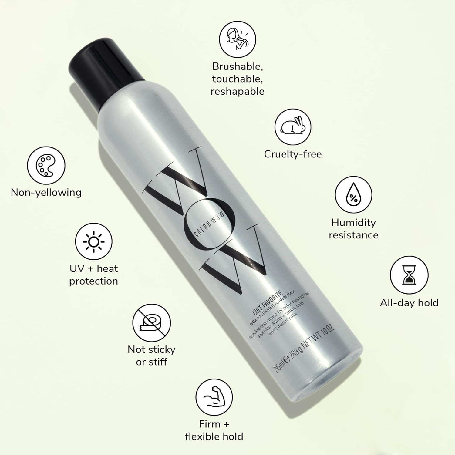 Color Wow Cult Favorite Firm + Flexible Hairspray – 295 ml (10 oz)