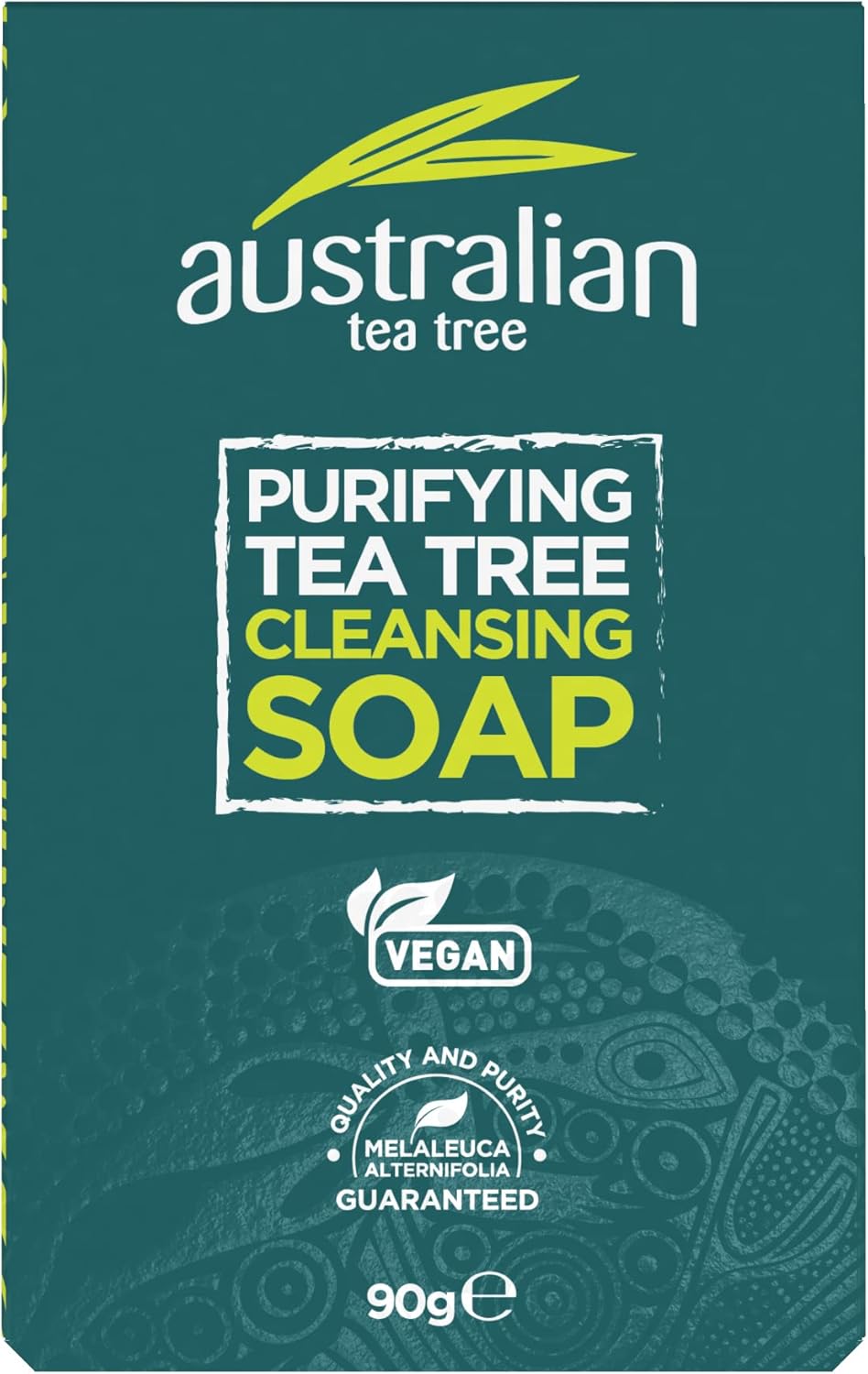 Australian Tea Tree Oil Soap Bar - Vegan & Natural - 90g