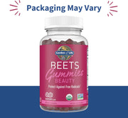 Garden of Life Organic Beet Root Beauty Gummies, Raspberry, 
