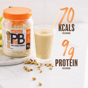 Supplement facts: PBfit Pure Peanut Powder ingredients peanut flour 680g tub