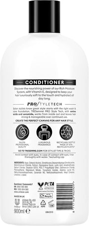 Ingredients and usage instructions for TRESemmé Conditioner 900ml.