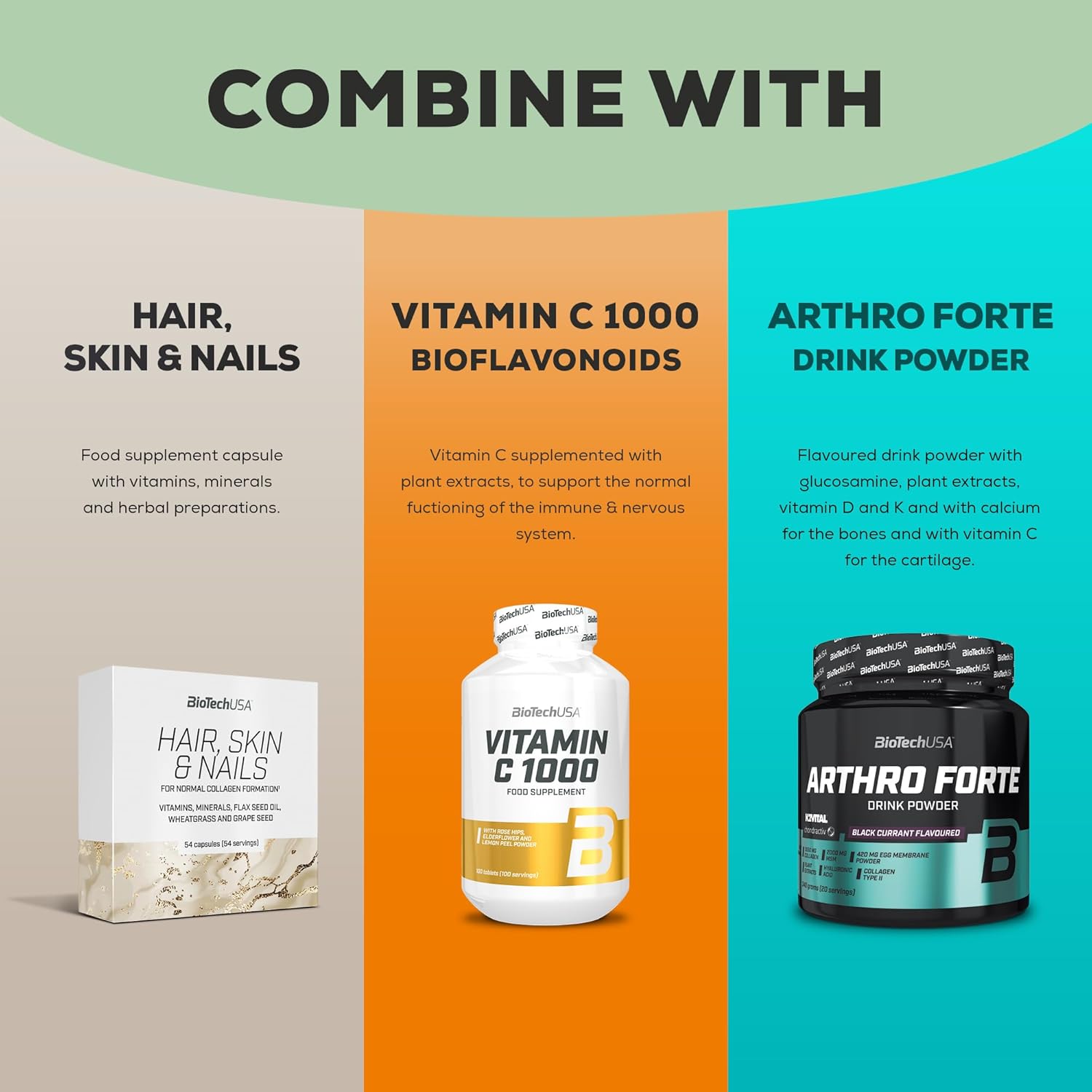 BioTechUSA Hyaluronic & Collagen - 120 Capsules other variants