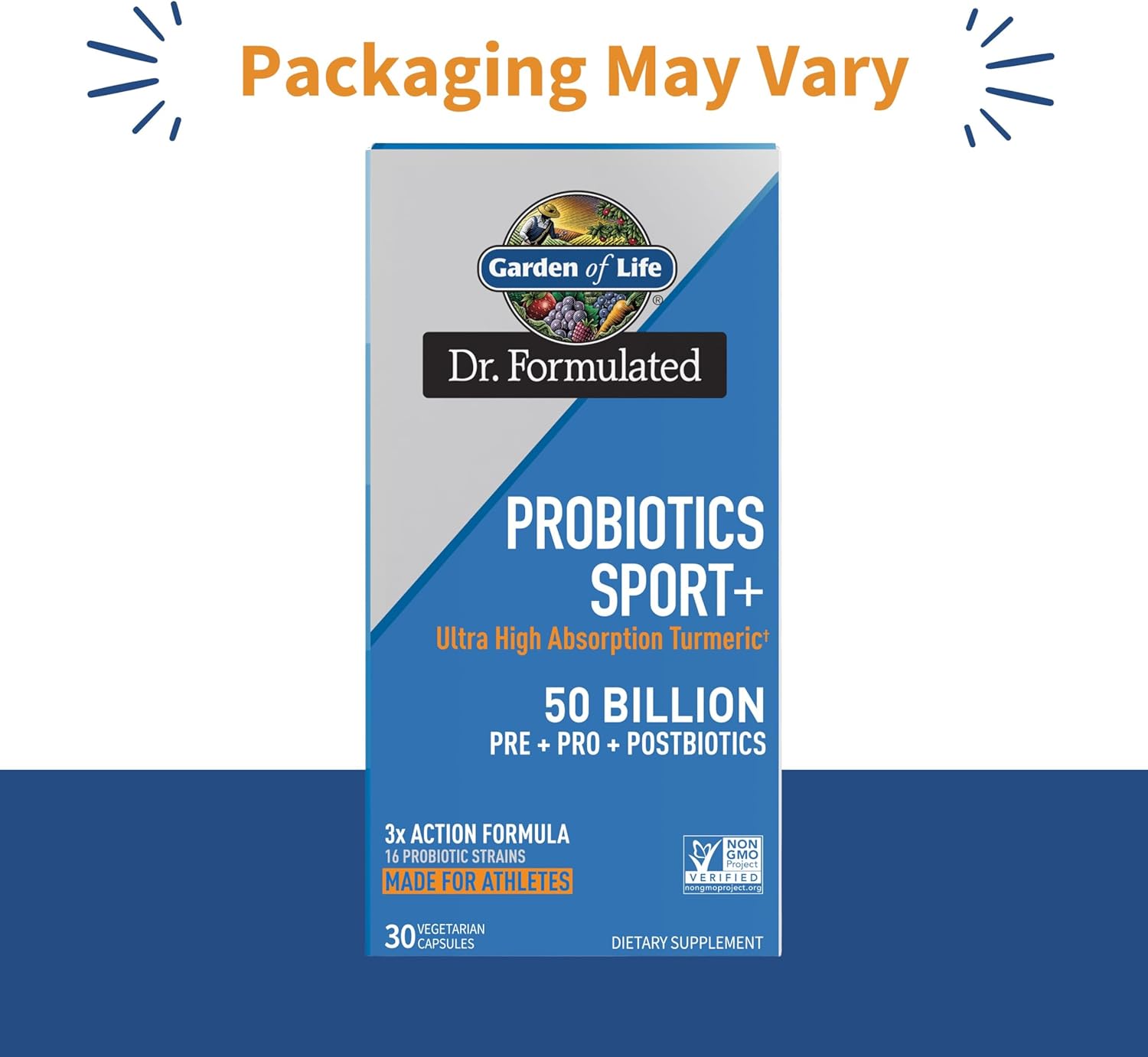 Garden of Life Dr. Formulated Sport Probiotics - 30 Capsules