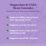 Natrol Sleep & Restore Magnesium Glycinate & GABA Gummies - 60 Count