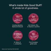 Nuzest Kids Good Stuff Vegan Smoothie Mix, Wild Strawberry - 225g